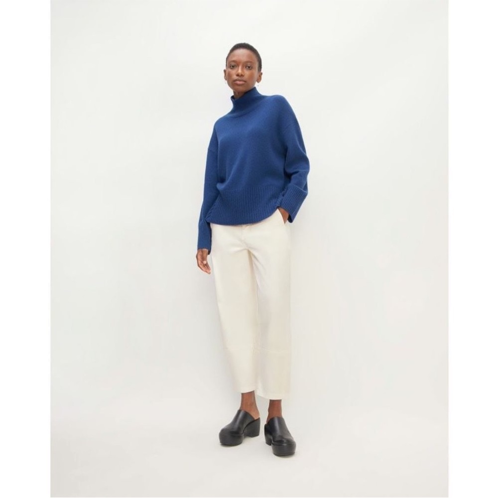 NEW WITH TAGS Everlane Bone Utility Barrel Pants in Size 8